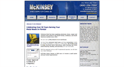 Desktop Screenshot of mckinseysteel.com